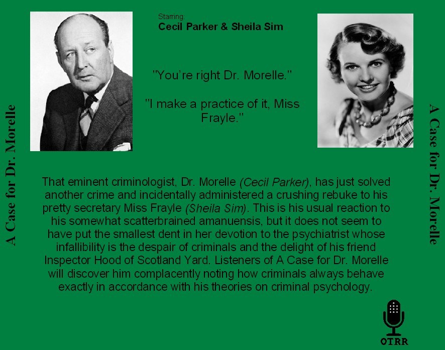 A Case For Dr Morelle cover