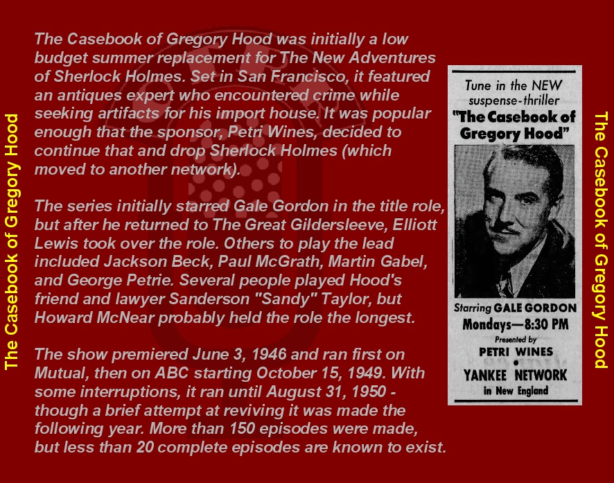 Casebook Gregory Hood cover art