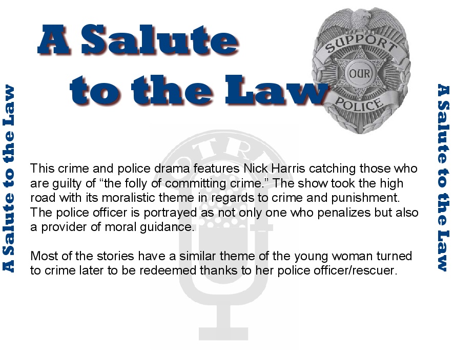Salute To The Law cover art
